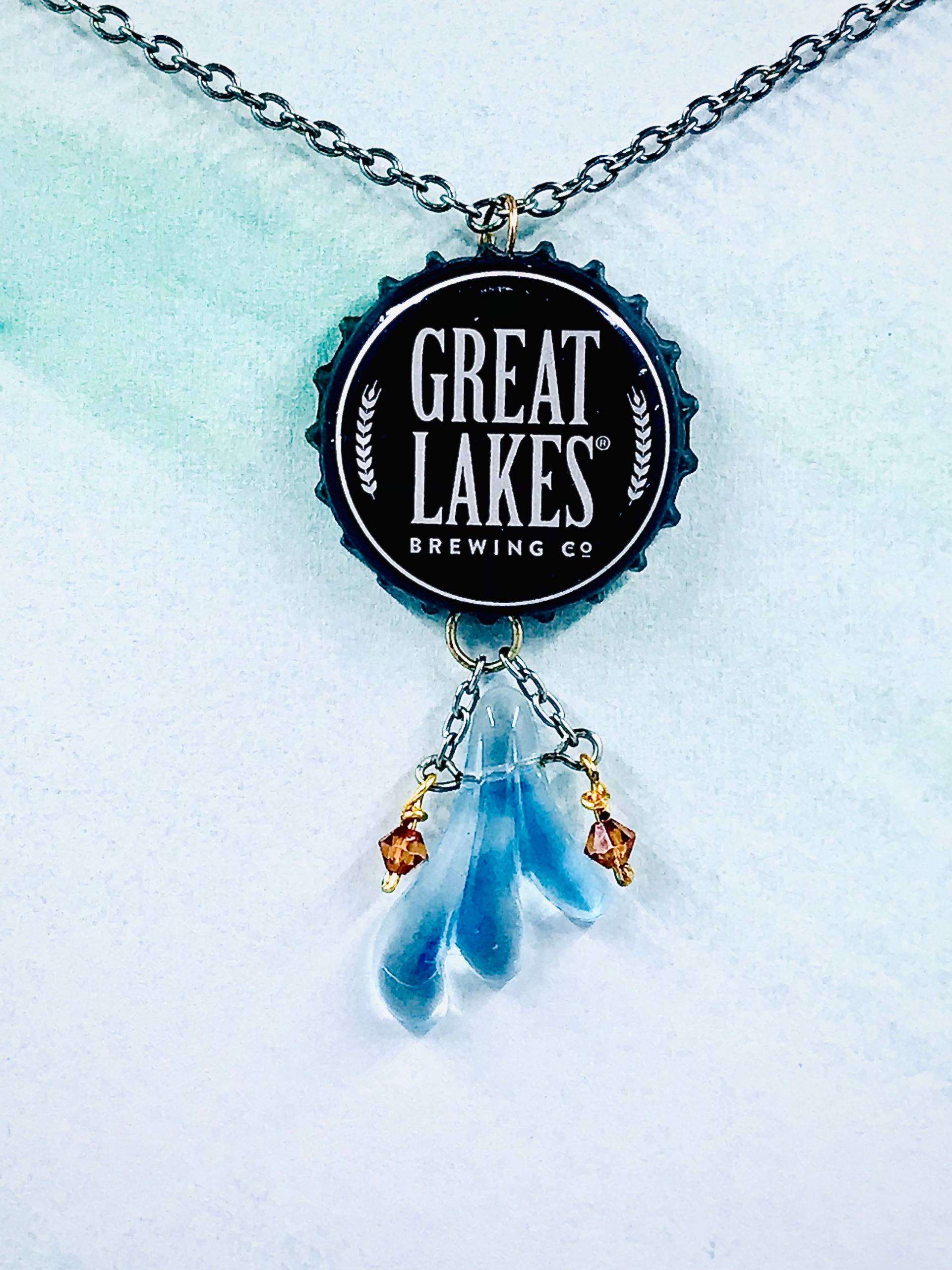 Große Seen Welle Halskette Große Seen Welle Halskette von MadcapAccessories