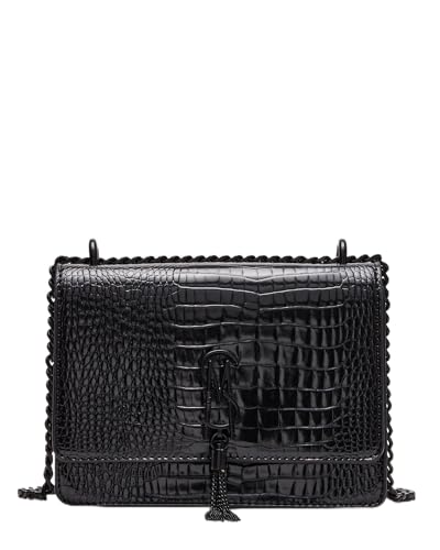 AMARA BAG CROCODILE BLACK/BLACK von Madden Girl