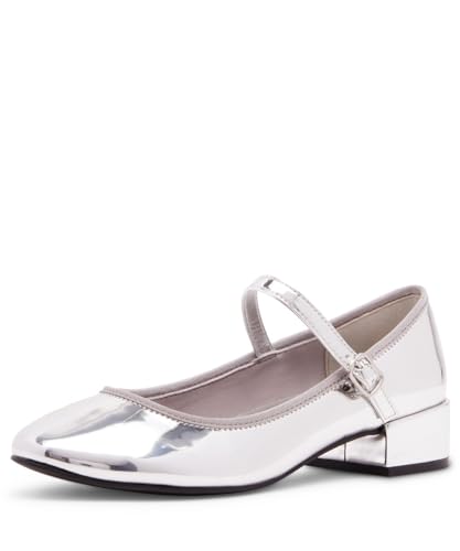 Madden Girl Damen Tutu Ballerinas, Silber, 40 EU von Madden Girl