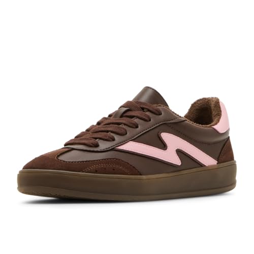 Madden Girl Giia Damen-Sneaker, Schokoladenbraun/Pink, 41 EU Madden Girl Giia Damen-Sneaker, Schokoladenbraun/Pink, 41 EU von Madden Girl
