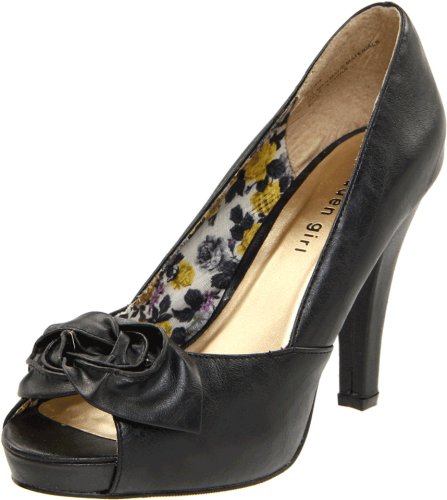 Madden Girl Intro Pumps für Damen, Schwarz Paris, 38.5 EU von Madden Girl