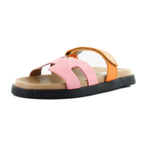 Steve Madden Damen Mayven Slide Sandal, Pink Multi, 38.5 EU von Madden Girl