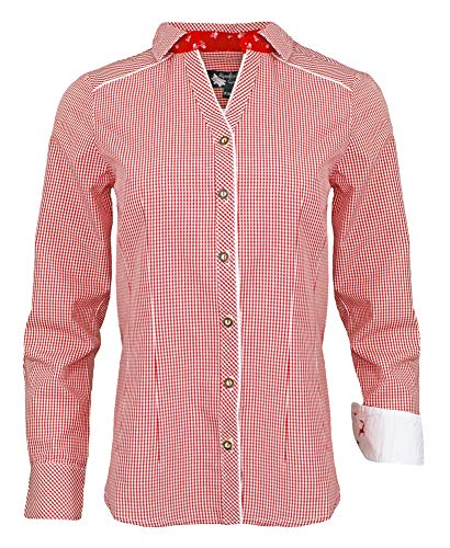 Maddox Damen Langarm Trachtenbluse Innsbruck - Rot Gr. 36 Maddox Damen Langarm Trachtenbluse Innsbruck - Rot Gr. 36 von Maddox Country