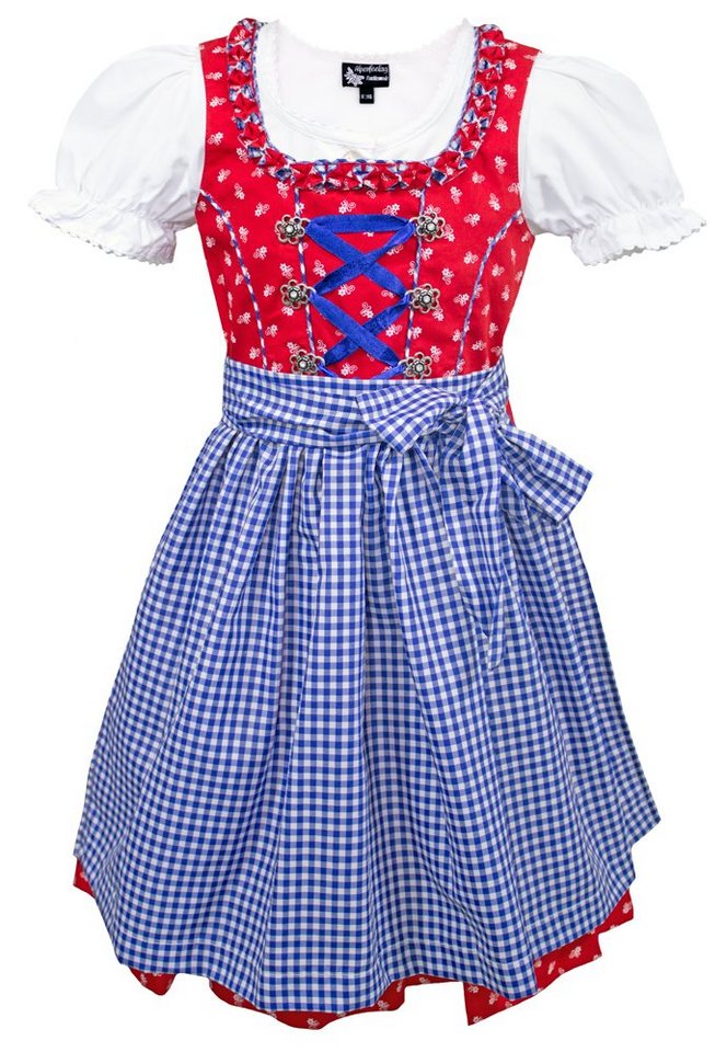 Maddox Dirndl Kinderdirndl 'Zillertal' 3-tlg., Blümchenmuster B von Maddox