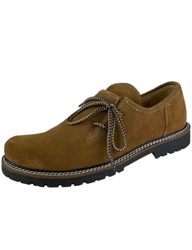 Maddox Herren Haferlschuhe Altdorf Veloursleder | Nuss Hellbraun 39 von Maddox