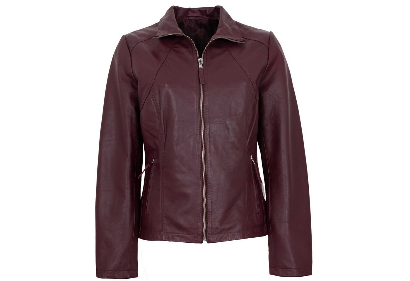 Maddox Lederjacke Diana MADDOX - Damen Lederjacke Lammnappa bordo von Maddox