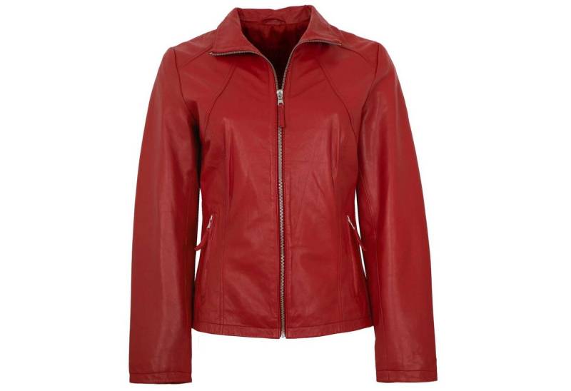 Maddox Lederjacke Diana MADDOX - Damen Lederjacke Lammnappa rot von Maddox