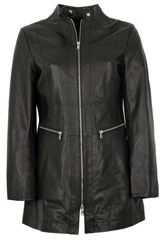 Maddox Lederjacke Moonlight MADDOX - Damen Ledermantel Longjacke Lammnappa schwarz von Maddox