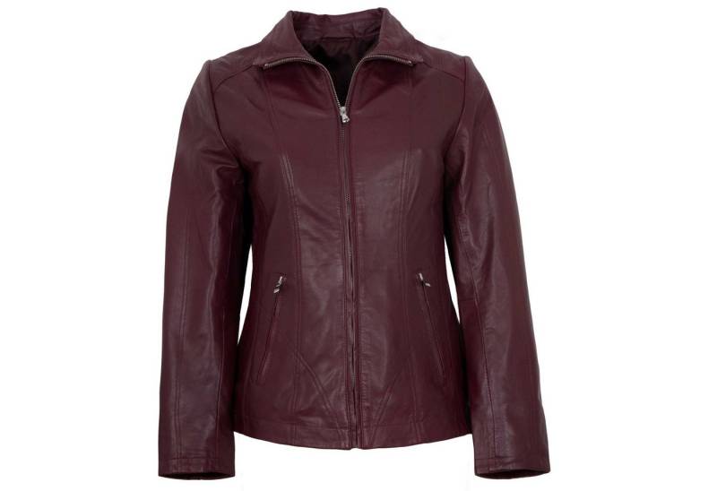 Maddox Lederjacke Paulina MADDOX - Damen Lederjacke Lammnappa bordo von Maddox