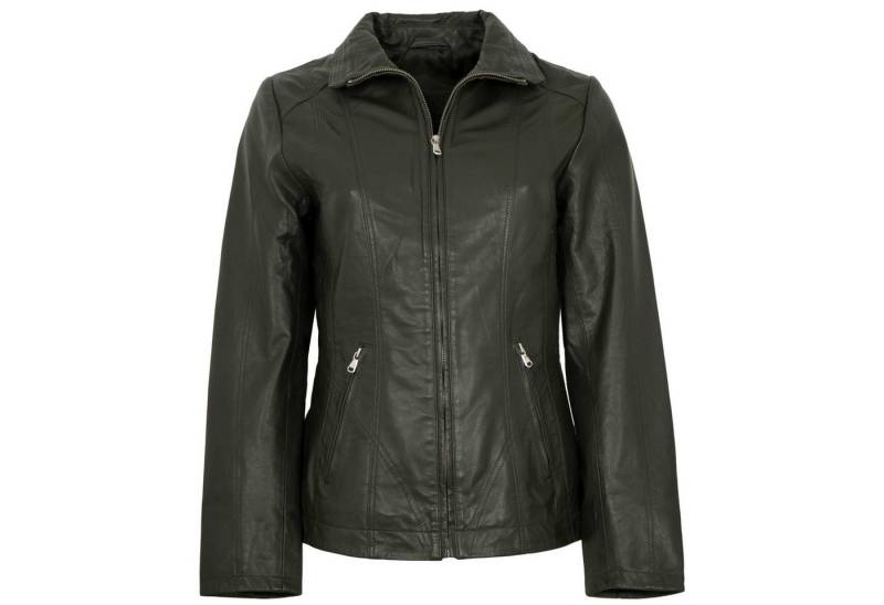 Maddox Lederjacke Paulina MADDOX - Damen Lederjacke Lammnappa olive von Maddox