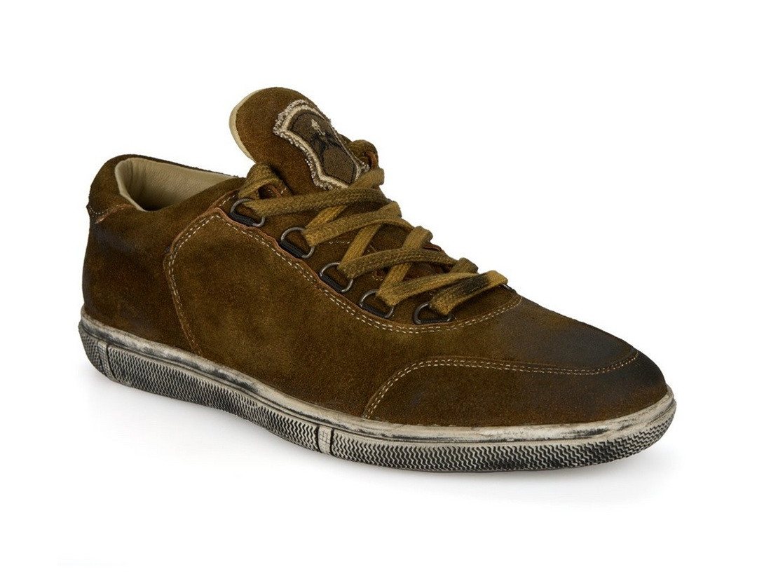 Maddox Obersee Sneaker Trachtensneaker aus Echtleder im Vintage-Look von Maddox