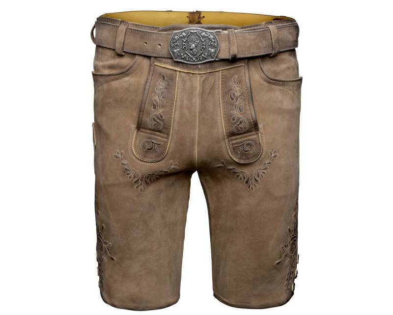 Maddox Trachtenlederhose Hopfensee Herren (1-tlg) Trachtenlederhose, Trachtenhose, Bayerische Lederhose, Oktoberfest von Maddox