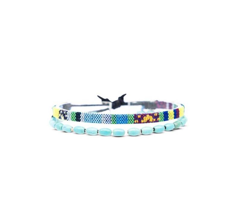 Made by Nami Armband Set 2x Surfer Armband Damen & Herren Perlenarmband Freundschaftsarmbänder (Set, 2), Surfer Schmuck Boho Armband Sommer Hippie Style von Made by Nami