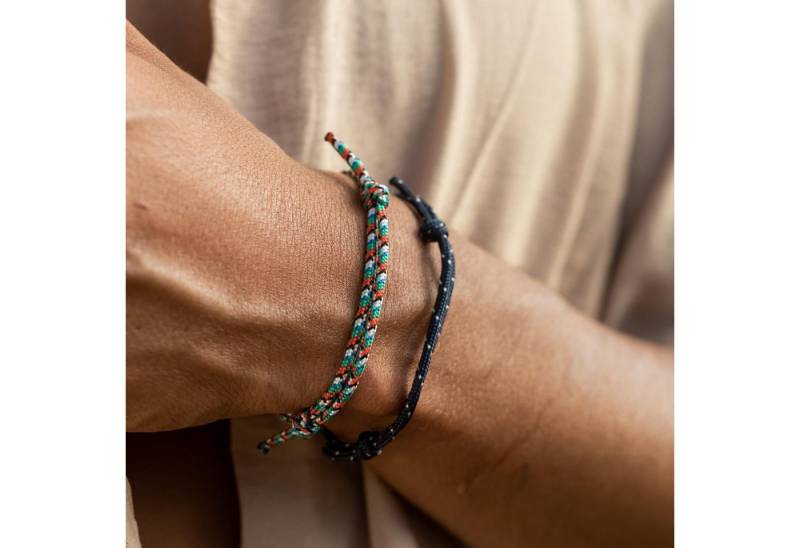 Made by Nami Armband Set Herren & Damen 2x Segeltau Armband Handgemacht, Maritimes Minimalistisches Armband 100% Wasserfest & verstellbar von Made by Nami