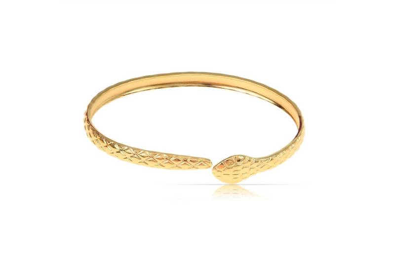 Made by Nami Armreif Edelstahl Armreif Gold Schmuck Damen Gehämmert Geschenke für Frauen, Wasserfest & Verstellbar Geschenkideen Frauen oder Mädchen von Made by Nami