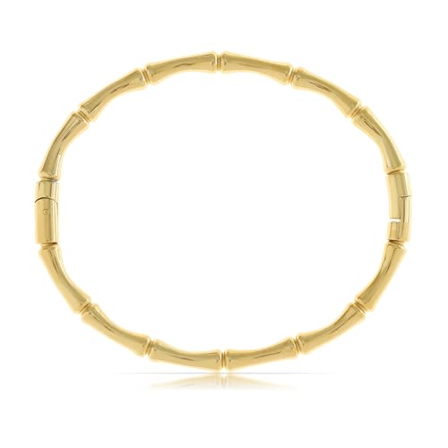 Made by Nami Armreif Gold Perlenarmband Damen Gold Hypoallergen & Wasserfest Boho Schmuck (Lange Perlen) von Made by Nami