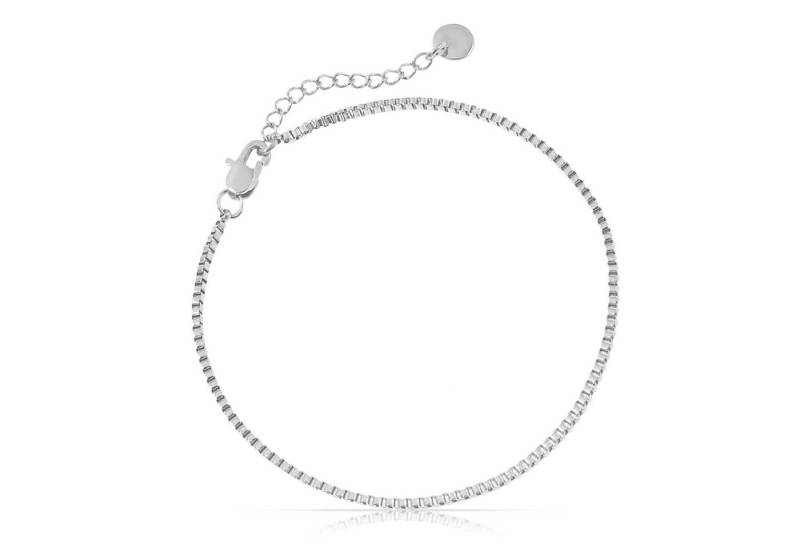 Made by Nami Edelstahlarmband Silber oder Gold Armband Edelstahl Minimalistisches Armband Herren, Filigrane Armkette Cuban Link Chain von Made by Nami