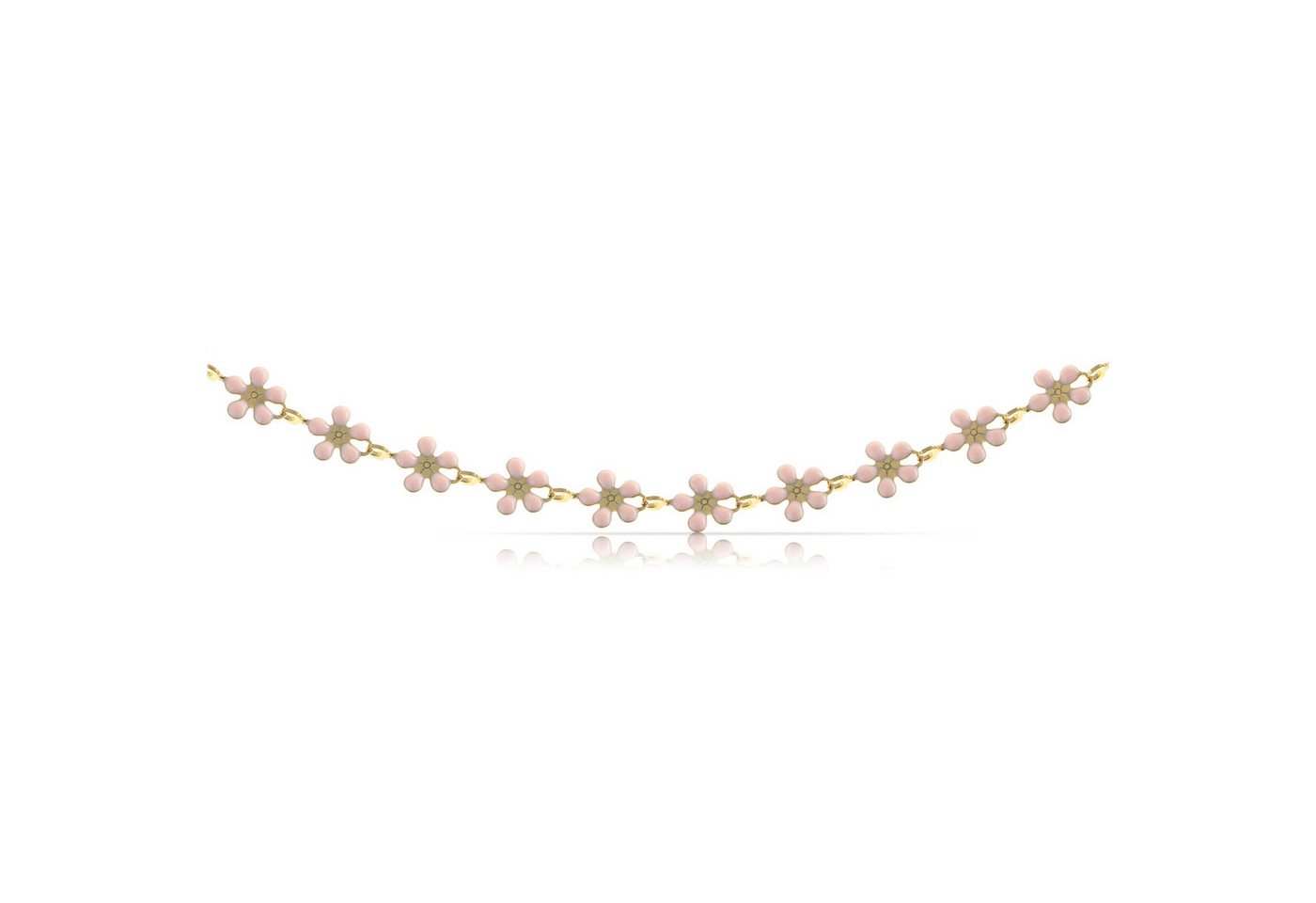 Made by Nami Edelstahlkette Gänseblümchen Damen Gold Blumenkette aus Chirurgischem Edelstahl, 40 + 5 cm Hypoallergen Wasserfester Schmuck Hippie Schmuck Damen Made by Nami Edelstahlkette Gänseblümchen Damen Gold Blumenkette aus Chirurgischem Edelstahl, 40 + 5 cm Hypoallergen Wasserfester Schmuck Hippie Schmuck Damen von Made by Nami