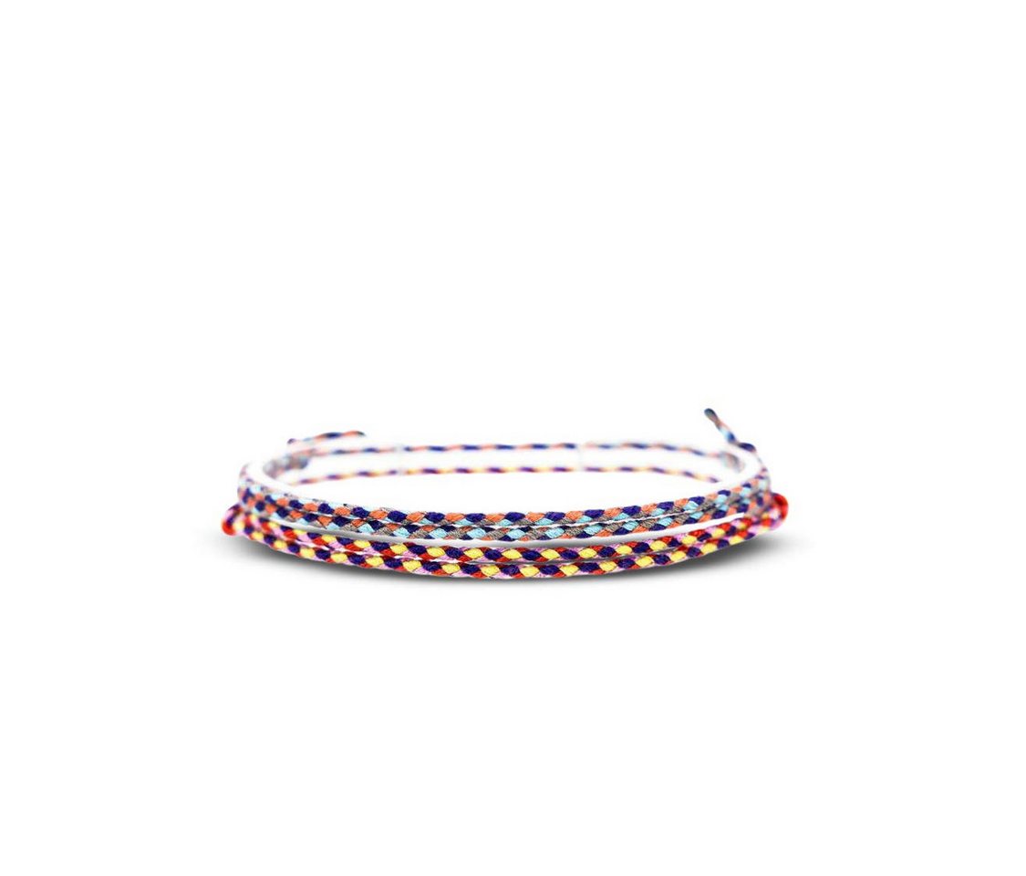 Made by Nami Freundschaftsarmband 2er Set Boho Surfer Armand Damen & Herren Geflochtenes Stoff Armband (Set, 2), Wasserfest & Verstellbar von Made by Nami