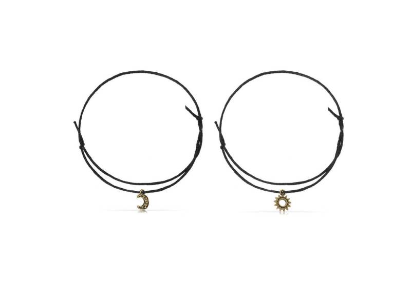 Made by Nami Fußketten Set für Damen und Mädchen mit Herz und Stern Anhänger (2 Fußkettchen), Verstellbar Geschenke für Frauen von Made by Nami