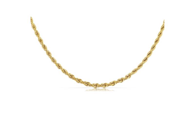 Made by Nami Gliederkette für Damen in Gold Edelstahl Sommer Schmuck, 40 + 5 cm Länge Geschenk für Sie Wasserfest Made by Nami Gliederkette für Damen in Gold Edelstahl Sommer Schmuck, 40 + 5 cm Länge Geschenk für Sie Wasserfest von Made by Nami