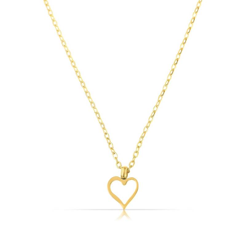 Made by Nami Kette mit Anhänger Halsketten mit Anhänger Edelstahl Frauen Herz Palme Sonne, Karabiner-Verschluss Choker-Kette Filigrane Gliederkette Made by Nami Kette mit Anhänger Halsketten mit Anhänger Edelstahl Frauen Herz Palme Sonne, Karabiner-Verschluss Choker-Kette Filigrane Gliederkette von Made by Nami