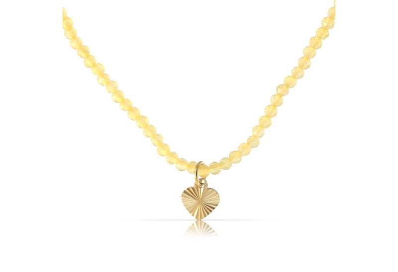 Made by Nami Perlenkette Damen mit Anhänger aus Chirurgischem Edelstahl 40 + 5 cm, Wasserfester Schmuck Freundschaftskette Boho Schmuck Made by Nami Perlenkette Damen mit Anhänger aus Chirurgischem Edelstahl 40 + 5 cm, Wasserfester Schmuck Freundschaftskette Boho Schmuck von Made by Nami