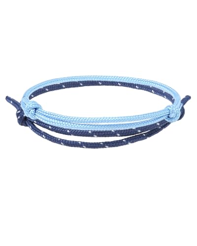 Made by Nami Surfer-Armband Set Herren & Damen • 2x Segeltau Armband Handgemacht • Maritimes Armband • Minimalistisches Armband • 100% Wasserfest & verstellbar • Freundschaftsarmbänder (Set 7) von Made by Nami