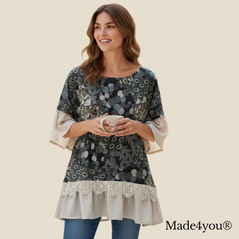 Blusen, Amélia Model Tunika, Damenbekleidung, Handgemachte Partybluse, Tops Und T-Shirts, Custom Bluse, Tunika von Made4youfashionstore