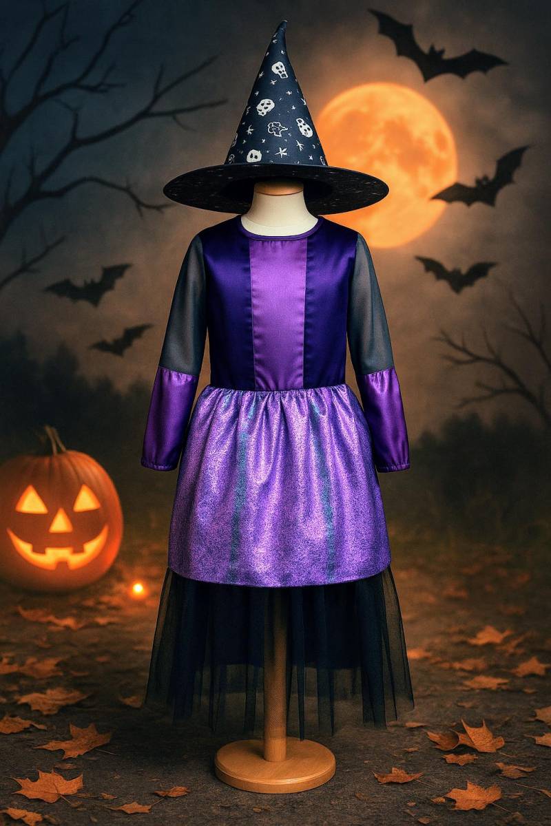 Hexenkostüm, Karnevalskostüm, Damenbekleidung, Hexenkleid, Kostüme, Mädchenkostüm, Halloween von Made4youfashionstore