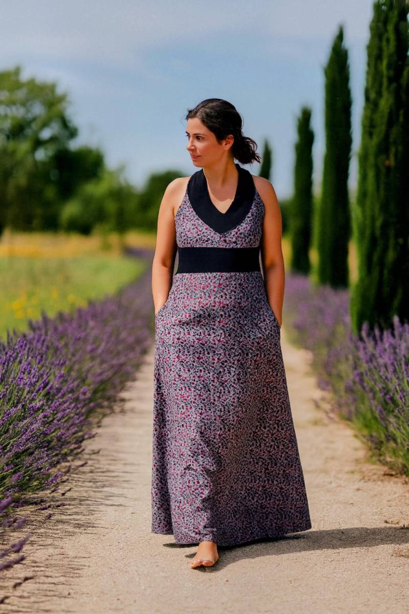 Kleid, Damenkleid, Baumwollkleid, Handgemachte Kleidung, Langes Kleid von Made4youfashionstore