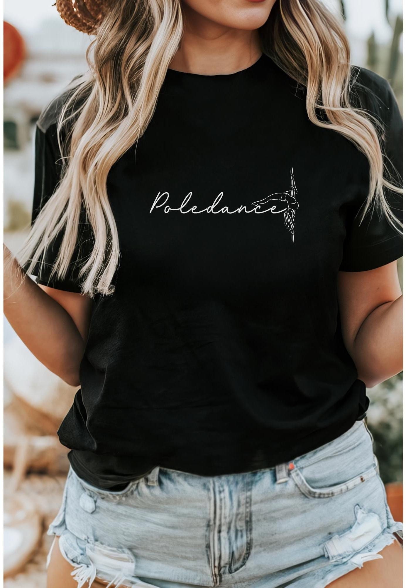 Poledance Shirt Gift, Pole Dance Shirt, Dance, Tshirt, Dancing Retro von MadeByAnnK