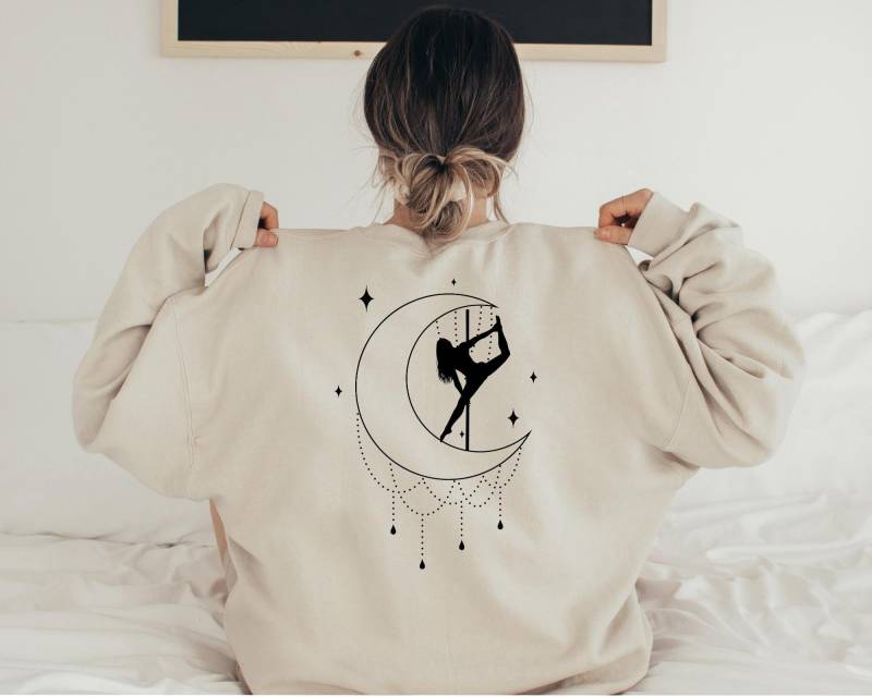 Poledance Sweatshirt, Pole Dance Hoodie, Geschenk, Fitness Shirt, Sport, Aerial, Vertical, Dancing, Statememt Hoodie von MadeByAnnK