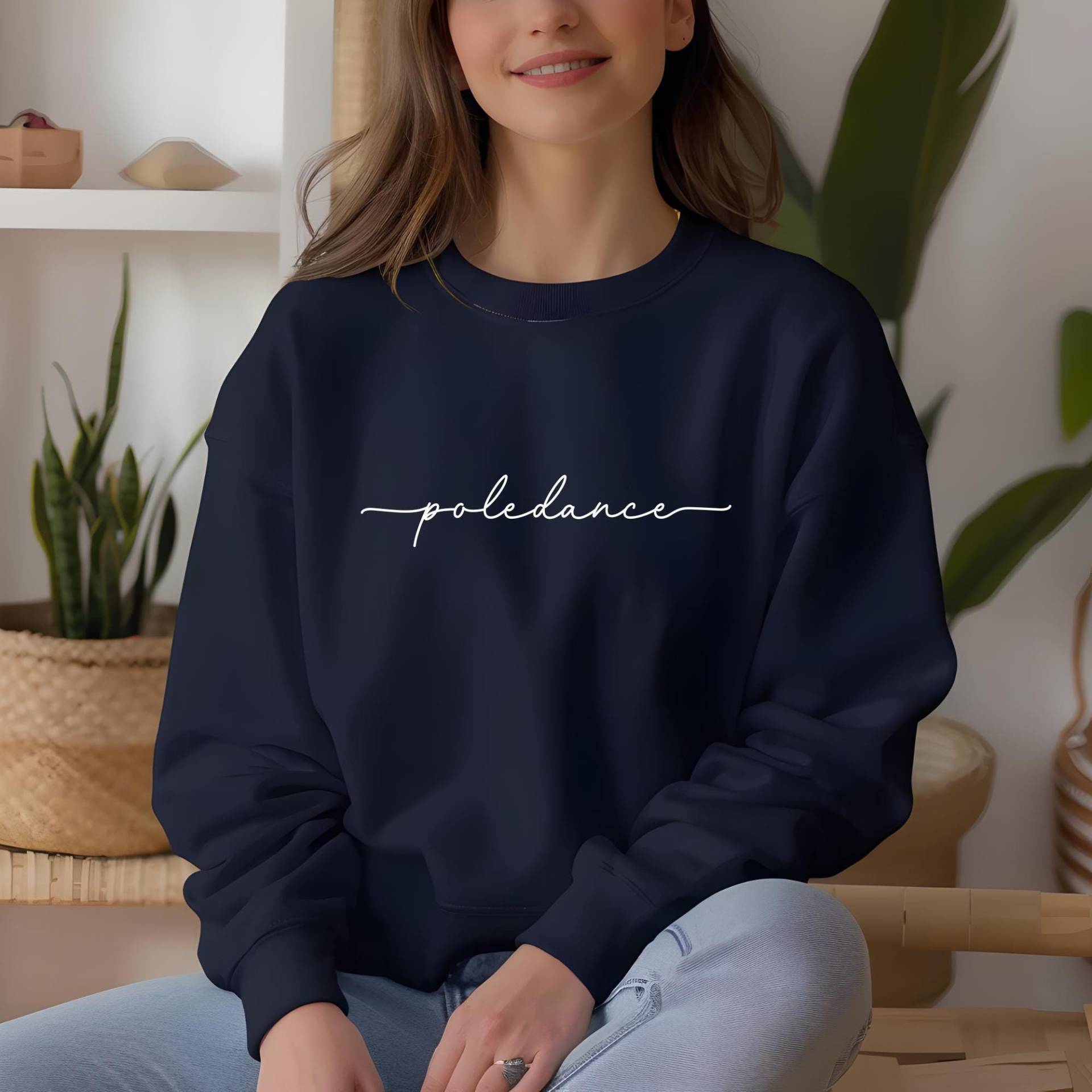 Poledance Sweatshirt, Pole Dance Hoodie, Gift, Wear, Sport, Aerial Vertical, Dancing, Exotic Dance, Pole Dancing von MadeByAnnK