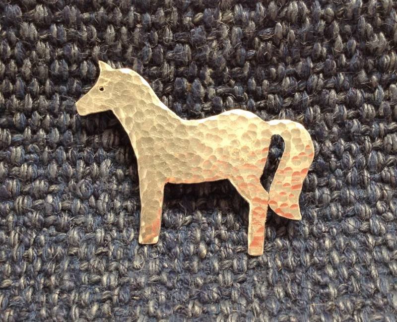 Silber Recyceltes Aluminium Pony Brosche Oder Halskette. Nicht Trüb Und Leicht Silber Recyceltes Aluminium Pony Brosche Oder Halskette. Nicht Trüb Und Leicht von MadeByCarolineShop