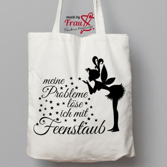 Bügelbild Fee Lalya-Meine Probleme Löse Ich Mit Feenstaub - Verschiedene Farben & Größen Bügelbild Fee Lalya-Meine Probleme Löse Ich Mit Feenstaub - Verschiedene Farben & Größen von MadeByFrauS