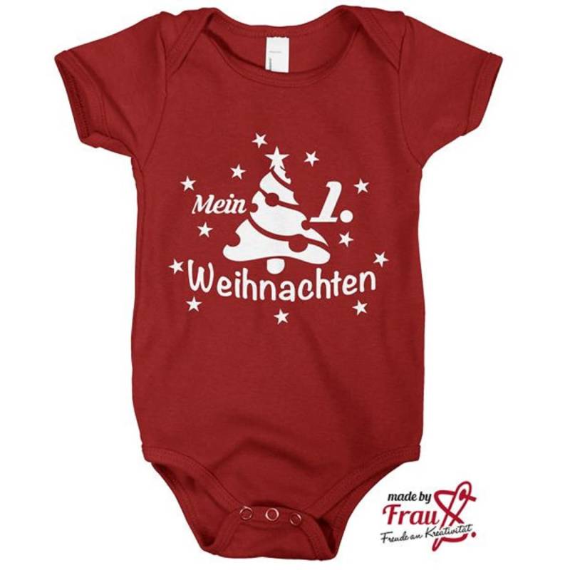 Bügelbild Mein 1. Weihnachten - Verschiedene Farben 15 X13 cm von MadeByFrauS