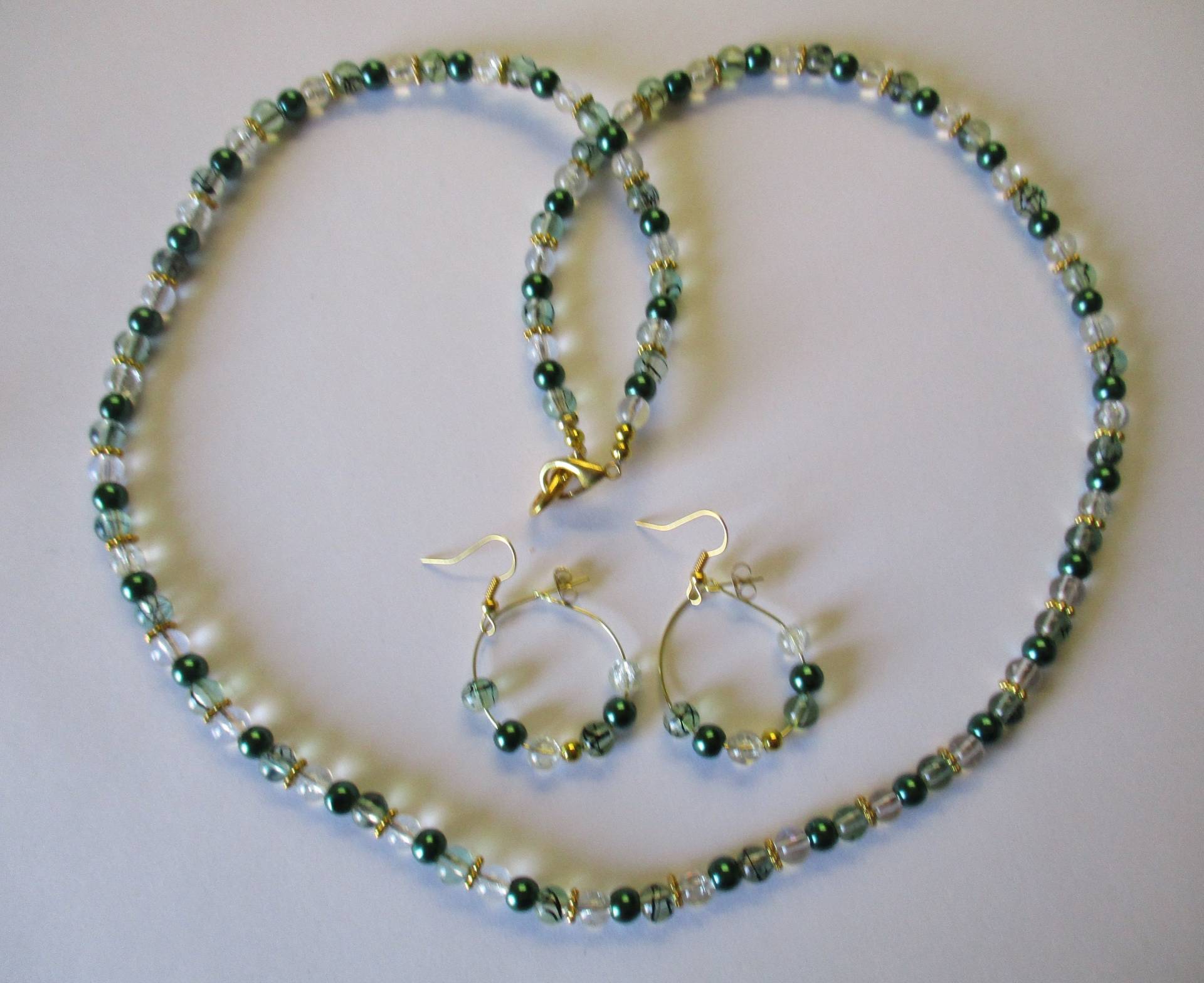 Ausgefallene Halskette Mit Passenden Ohrstecker - # 581 Ausgefallene Halskette Mit Passenden Ohrstecker - # 581 von MadeByGoldie