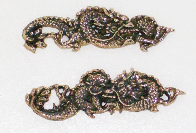 Drachen Menuki Set von MadeByMCW