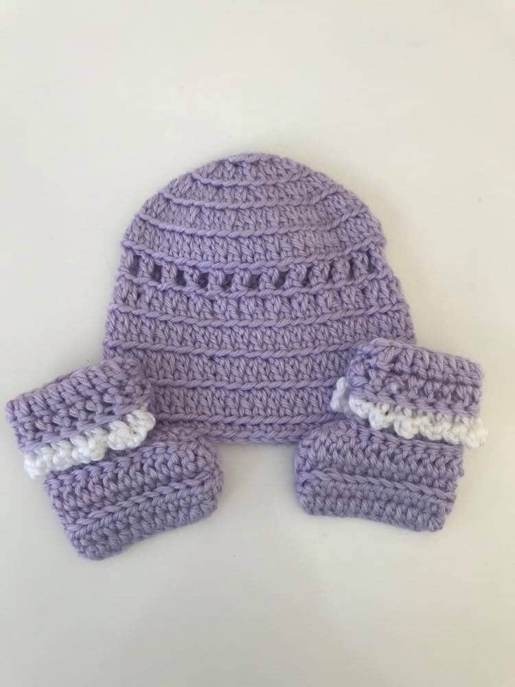 Gehäkelte Babymütze Und Mütze, Babymütze, Mütze Gehäkelte Babymütze Und Mütze, Babymütze, Mütze von MadeByMargieAnn