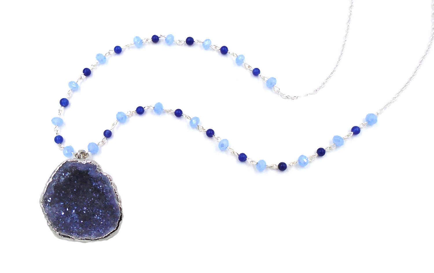 Amethyst Geode Halskette Amethyst Geode Halskette von MadeByMills