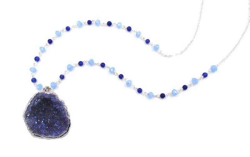 Amethyst Geode Halskette Amethyst Geode Halskette von MadeByMills