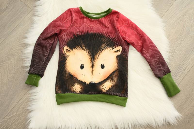 Pullover Mit Igel, Junge, Mädchen Herbst in Der 98 von MadeByNaehwichtel