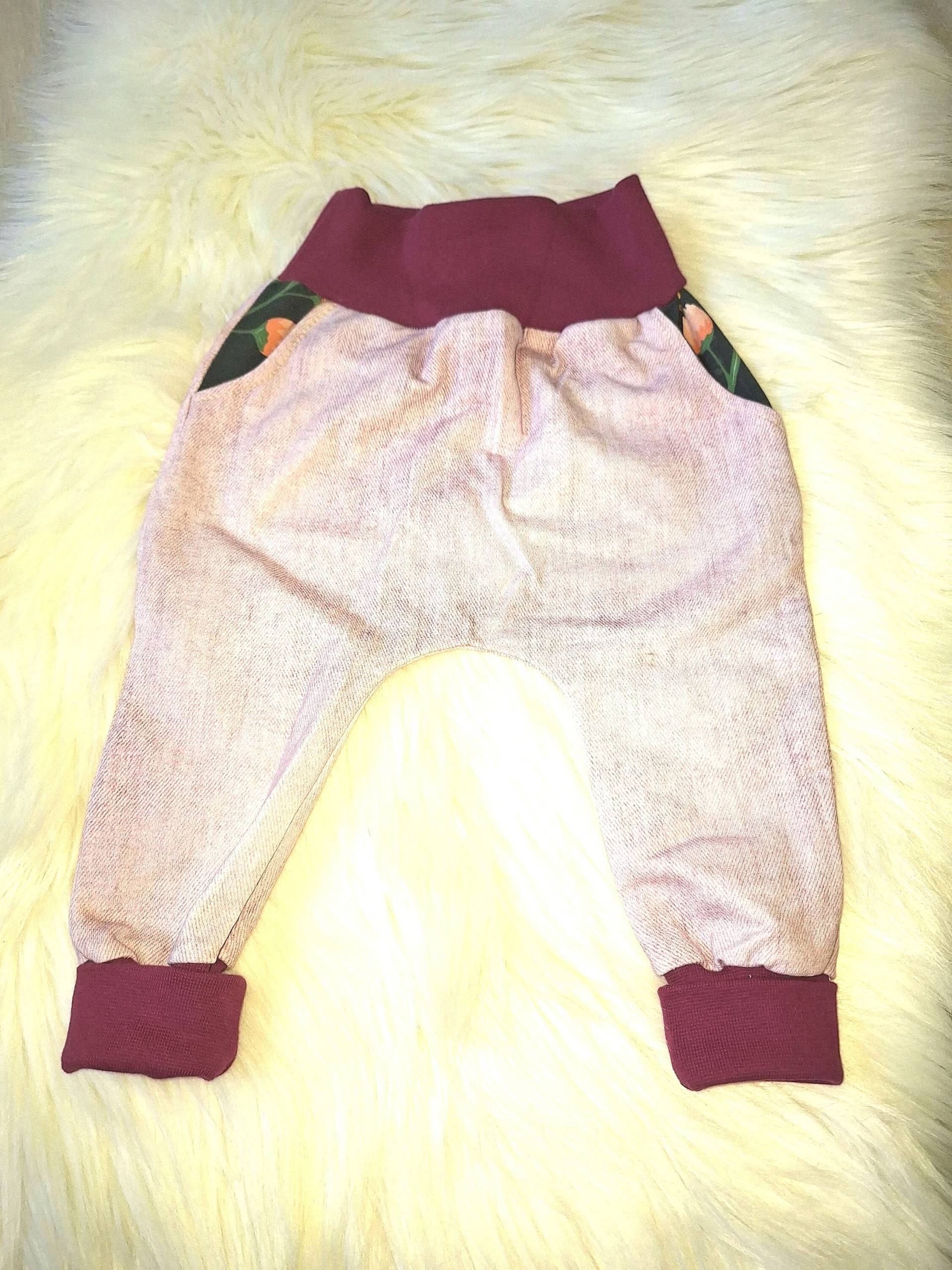 Pumphose, Jeanshose, Babyhose Größe 68, Jeans, Mädchen von MadeByNaehwichtel