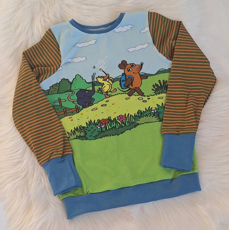 Sendung Mit Der Maus - Größe 110 Spaß Im Herbst Pullover, Mädchen, Junge, Kleinkind von MadeByNaehwichtel