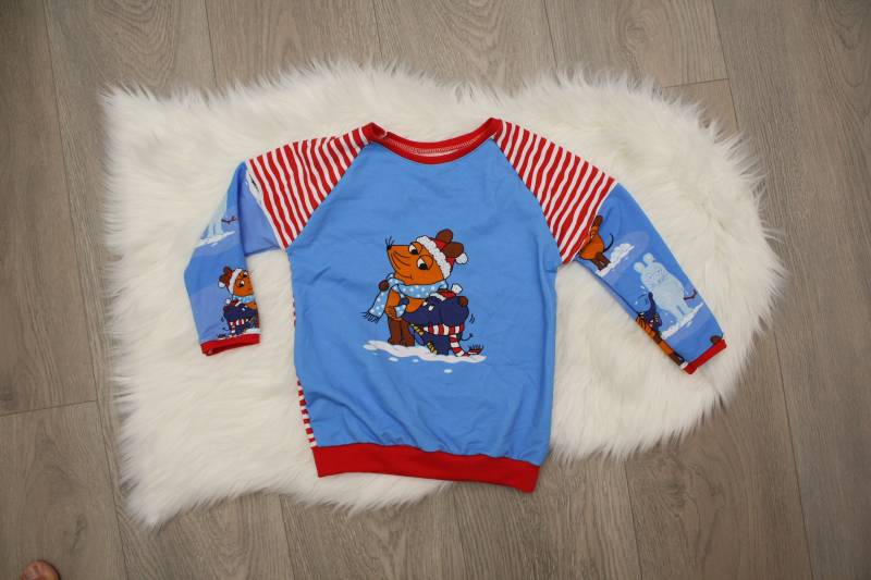 Sofortkauf 98/ 104 Sendung Mit Der Maus, Pullover, Raglanshirt Sweat, Junge, Mädchen Pullover Sofortkauf 98/ 104 Sendung Mit Der Maus, Pullover, Raglanshirt Sweat, Junge, Mädchen Pullover von MadeByNaehwichtel
