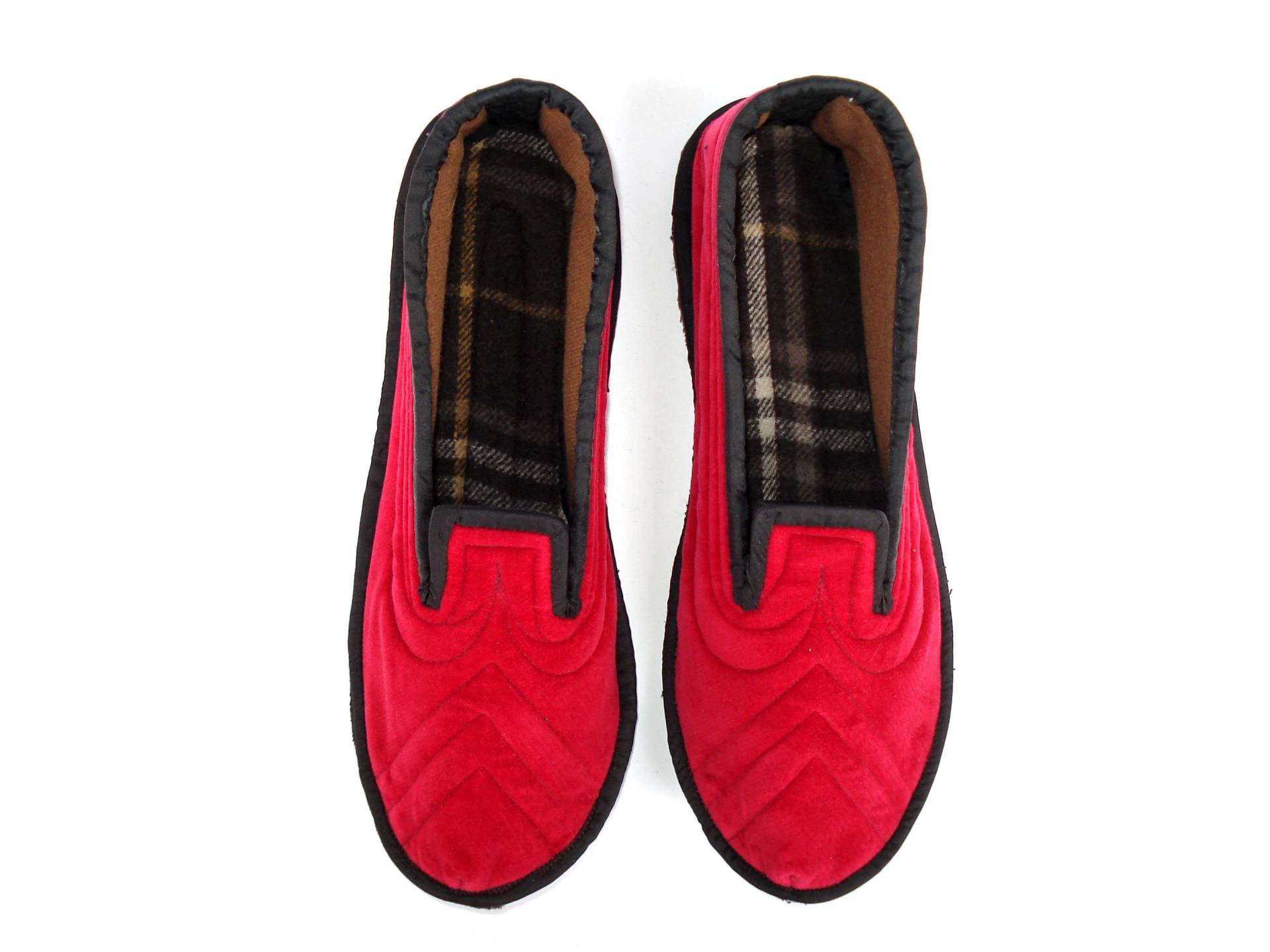Weihnachten Samt Haus Hausschuhe, Damenschuhe Wolle Hausschuhe Frauen, Weihnachtsgeschenk Für Erwachsene Reiseschuhe, Schuhe von MadeByTinna