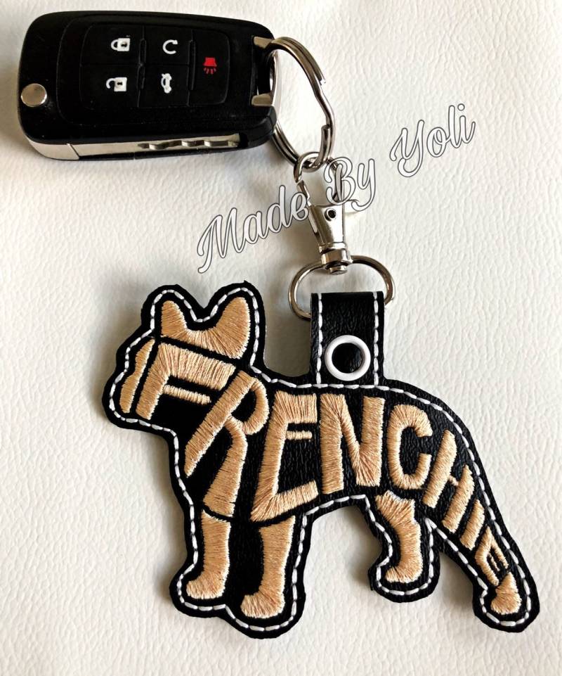 Frenchie Schlüsselanhänger Frenchie Schlüsselanhänger von MadeByYoli