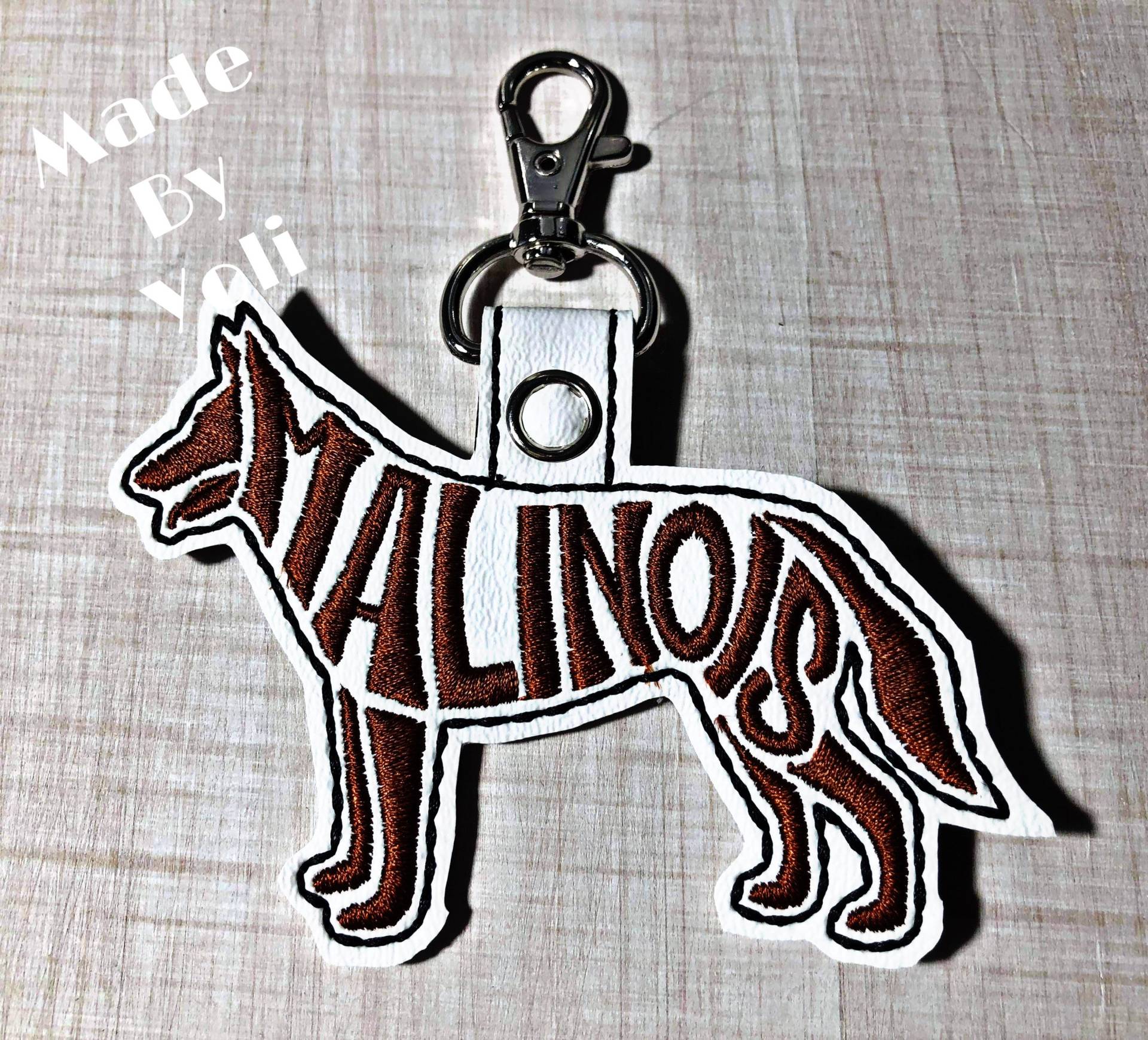 Malinois Schlüsselanhänger Malinois Schlüsselanhänger von MadeByYoli