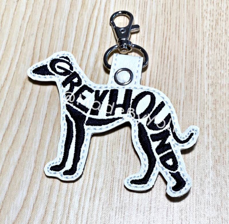 Windhund Schlüsselanhänger Windhund Schlüsselanhänger von MadeByYoli